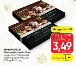 SPAR Gourmet Spar remium meeresfrüchte pralinen Angebot