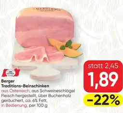 SPAR Gourmet Berger Traditions-Beinschinken Angebot