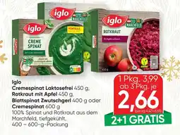 SPAR Gourmet Iglo Cremespinat Laktosefrei Angebot