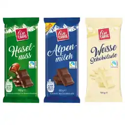 Lidl Tafel-Schokolade Weiß, Vollmilch oder mit gehackten Haselnüssen Lidl Angebot