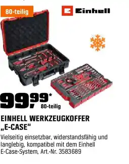 OBI Einhell werkzeugkoffer e-case Angebot