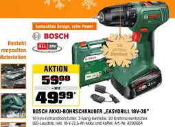 OBI Bosch akku- bohrschrauber easydrill 18 v-38 Angebot