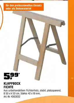 OBI Klappbock fichte Angebot