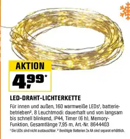 OBI Led-draht-lichterkette Angebot