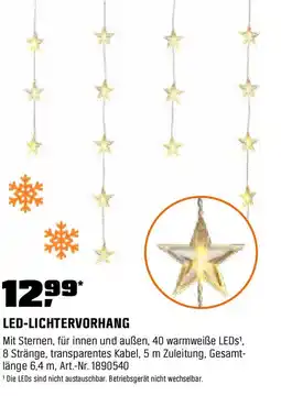 OBI Led-lichtervorhang Angebot