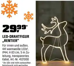 OBI Led-drahtfigur rentier Angebot