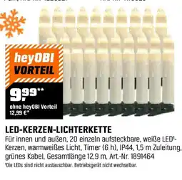 OBI Led-kerzen-lichterkette Angebot