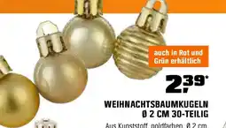 OBI Weihnachtsbaumkugeln Angebot