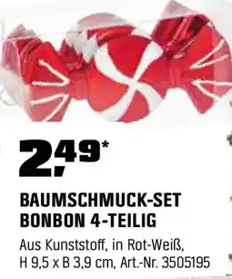 OBI Baumschmuck-set bonbon 4-teilig Angebot