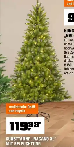 OBI Kunsttanne nagano xl Angebot