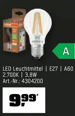 OBI LED Leuchtmittel Angebot