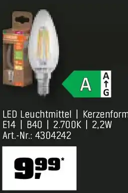OBI LED Leuchtmittel Angebot
