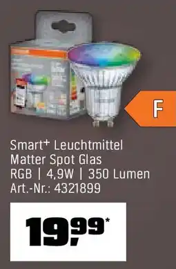 OBI Smart+ leuchtmittel matter spot glas Angebot