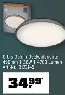 OBI Orbis Dublin Deckenleuchte Angebot