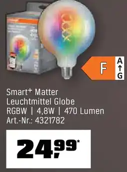 OBI Smart matter leuchtmittel globe Angebot