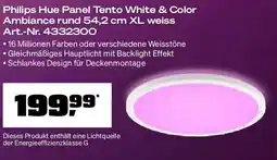 OBI Philips Hue Panel Tento White & Color Ambiance rund Angebot