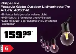 OBI Philips Hue Festavia Globe Outdoor Lichterkette Angebot