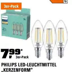 OBI Philips led-leuchtmittel kerzenform Angebot