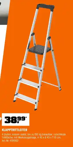 OBI Klapptrittleiter Angebot