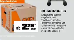 OBI Obi umzugskarton Angebot