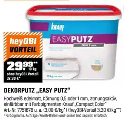OBI Dekorputz easy putheyOBI VORTEIL Angebot