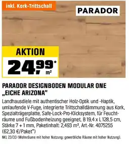 OBI Parador designboden modular one Angebot