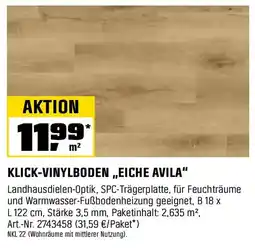 OBI Klick-vinylboden eiche avila Angebot