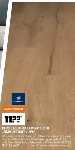 OBI Kaindl aqualine laminatboden Angebot