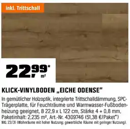 OBI Klick-vinylboden Angebot