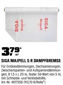 OBI Siga majpell 5 r dampfbremse Angebot