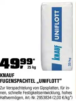OBI Knauf fugenspachtel uniflott Angebot