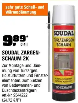 OBI Soudal zargen- schaum 2k Angebot