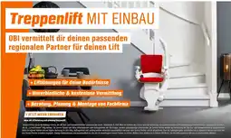 OBI Treppenlift mit Einbau Angebot