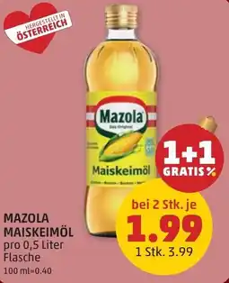 PENNY Mazola maiskeimöl Angebot