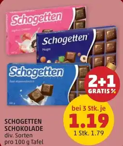PENNY Schogetten schokolade Angebot
