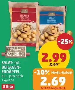 PENNY Salat- od. beilagen- erdäpfel Angebot