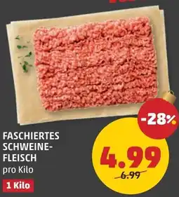PENNY Faschiertes schweine- fleisch Angebot