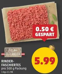 PENNY Rinder- faschiertes Angebot