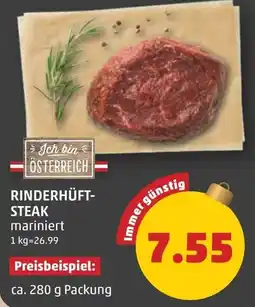 PENNY Rinderhüft- steak Angebot