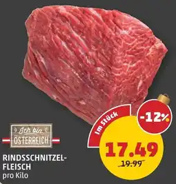 PENNY Rindsschnitzel- fleisch Angebot