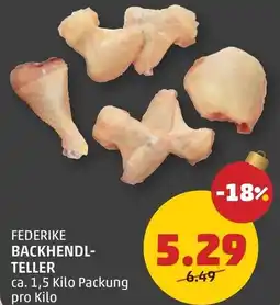 PENNY Federike backhendl- teller Angebot