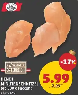 PENNY Hendl- minutenschnitzel Angebot