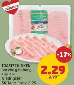 PENNY Toastschinken Angebot