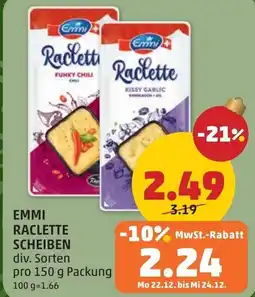 PENNY Emmi raclette scheiben Angebot