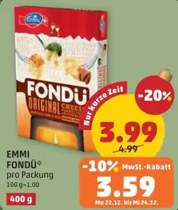 PENNY Emmi fondü Angebot