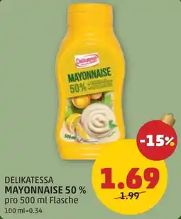 PENNY Delikatessa mayonnaise 50% Angebot