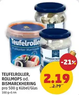 PENNY Teufelroller, rollmops od. bismarckhering Angebot