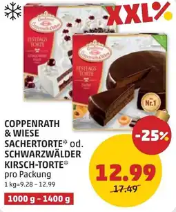 PENNY Coppenrath & wiese sachertorte od. schwarzwälder kirsch-torte Angebot