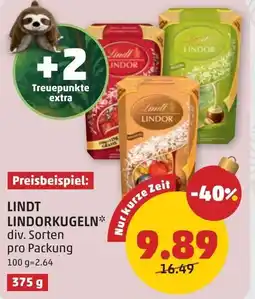 PENNY Lindt lindorkugeln Angebot