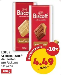 PENNY Lotus schokolade Angebot